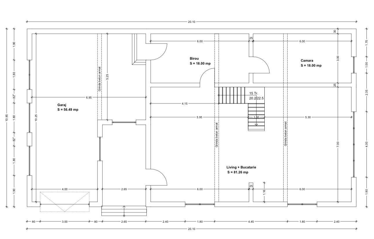 Teren Intravilan Becicherecu Mic Cu Proiect Si Autorizatie,Fundatie Finalizata - Poză 9
