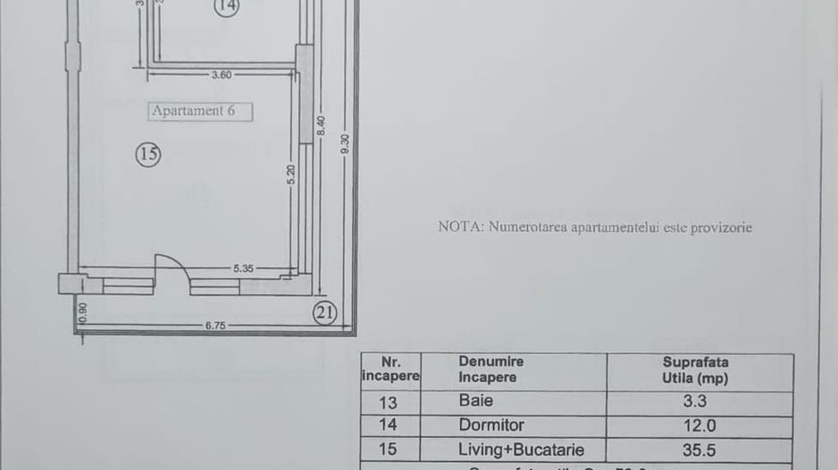 Apartament de vanzare 2 camere- vedere la mare - Poză 19