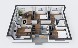Vila 4 camere, toate utilitatile, strada asfaltata, Balotesti - Poză 11