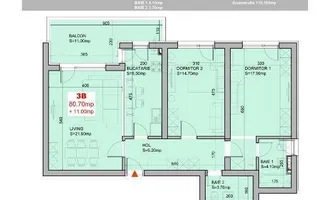 Apartament modern 3 camere I Nusco City - Poză 15