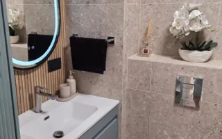 AP. 2 CAMERE - 70 MP UTILI,  BLOC REABILITAT, MODERN, METROU TITAN - Poză 11