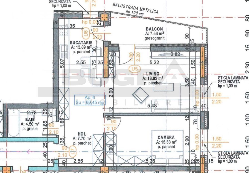 Apartament 2 camere, TOTUL NOU, 60 mp, garaj, zona strazii Oasului - Poză 9