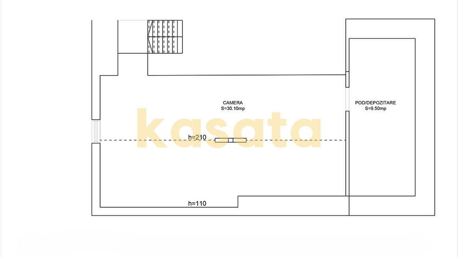 Loft spațios 5 camere în Floreasca | 168 mp - Schiță 11