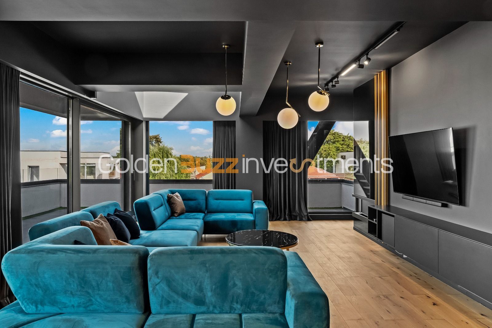 Apartament 3 camere lux | 140 mp | 33 mp terasă | Șos. Petricani - Poză 1