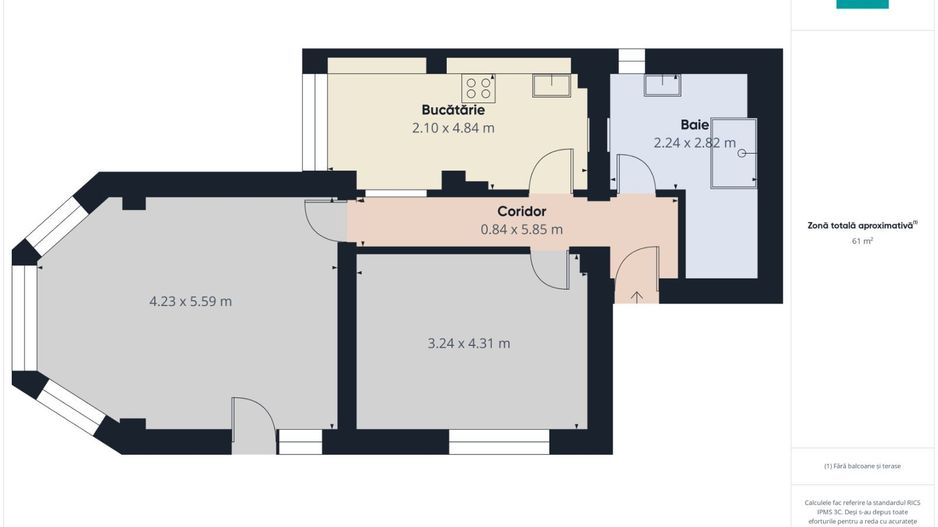 Apartament modern de închiriat în zona Dorobanți - Poză 5