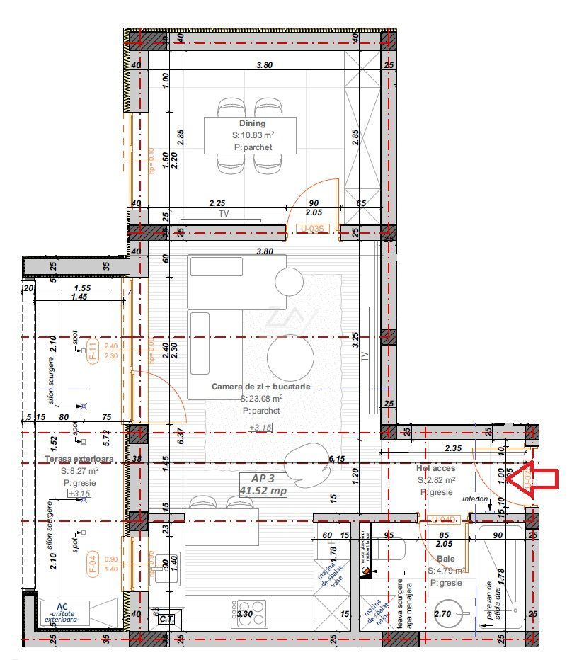 Etaj 1. Loc de parcare. Asfalt. - Poză 10