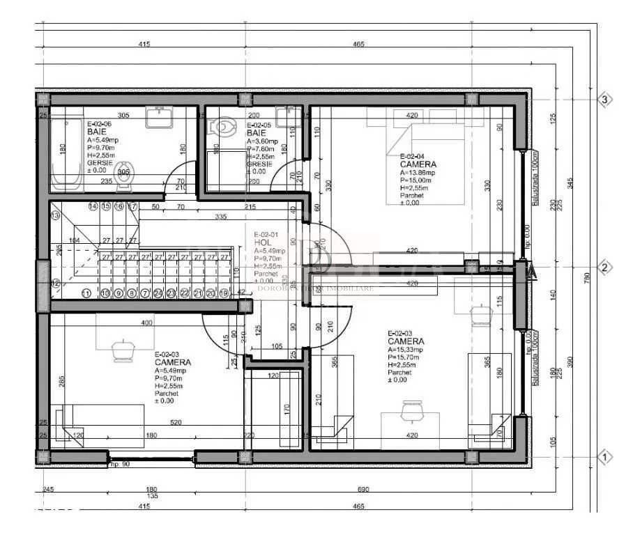Vânzare Duplex semifinisat | Teren 696 MP | Cartier Dambul Rotund - Poză 13