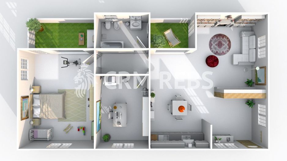 3 camere | Calea Bucuresti - Schiță 4