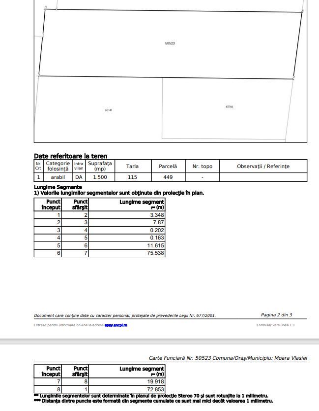 1500 mp Intravilan, Caciulati, acces rapid autostrada A3 - Poză 4
