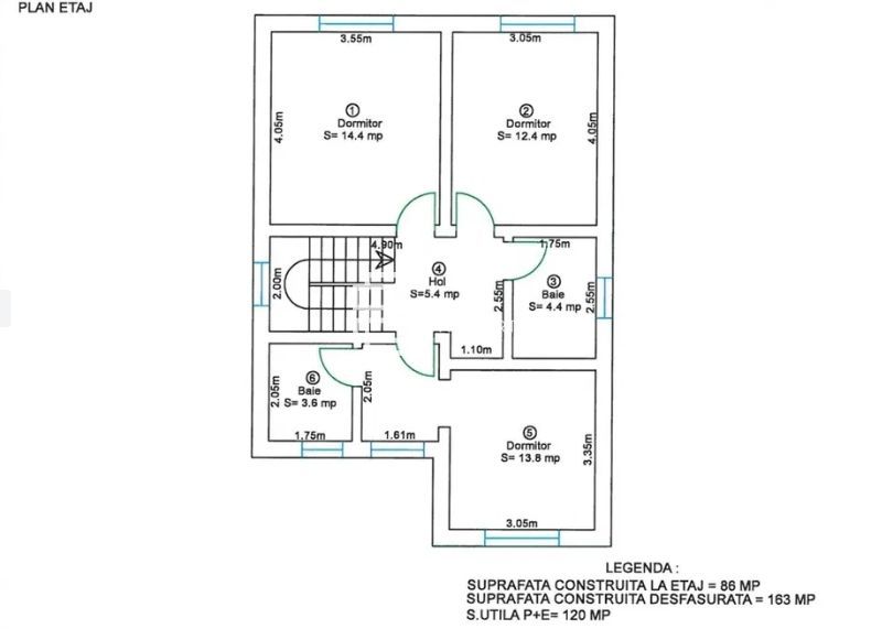 Casa individuala 5 camere – teren 320 mp- Sura Mica – Sibiu - Schiță 11