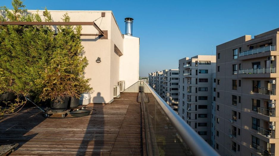 Penthouse spectaculos cu vedere directa la padure terasa 186 mp Pipera - Poză 17
