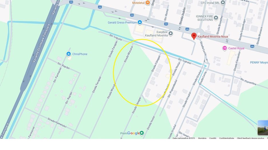 Moșnița – Kaufland | Teren intravilan | 611 mp | Utilități aproape - Poză 2