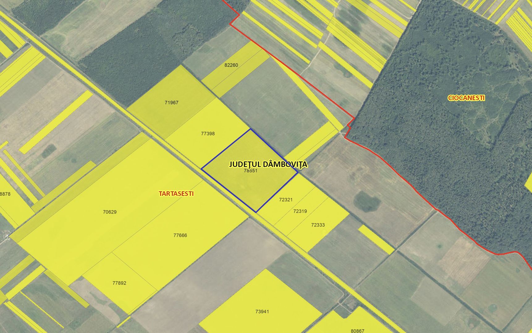 Teren agricol 13,5 hectare | Tartasesti | Ciocanesti | DB - Poză 2