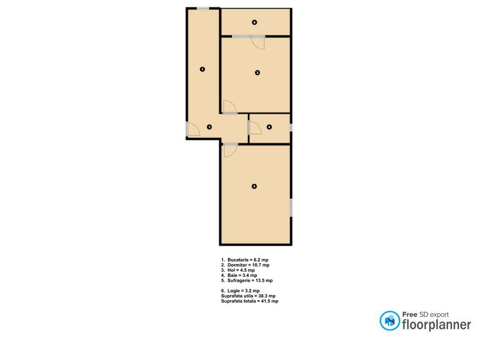 Apartament 2 camere, renovat complet, zona Centru; - Poză 8