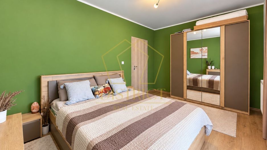 Apartament Superb cu 3 camere mobilat | terasa de 12 mp | Giroc | asfalt. - Poză 6