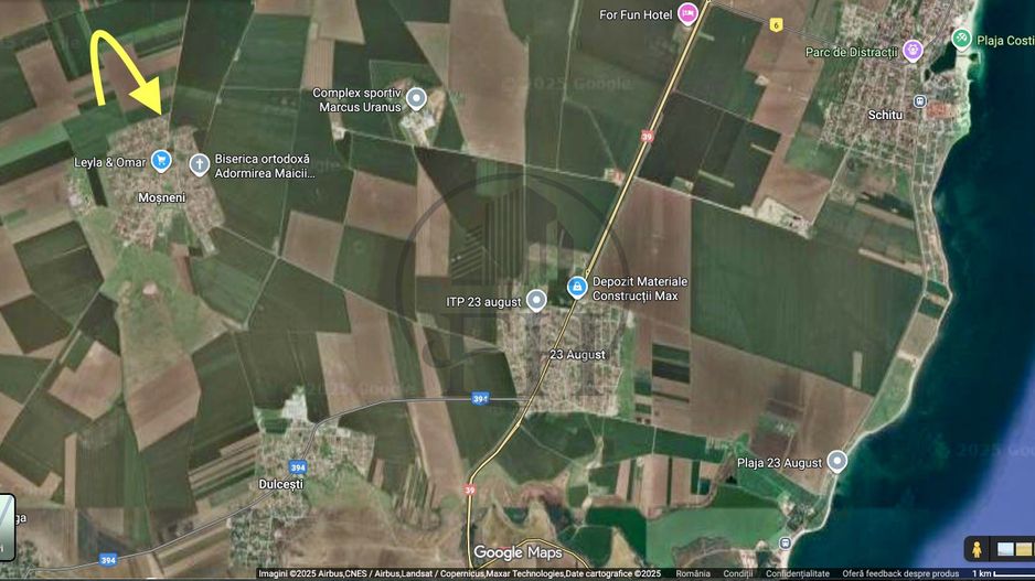 Teren intravilan de vanzare Mosneni, 23 August - Poză 3