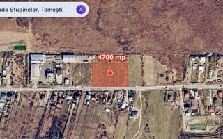 Teren intravilan 4.700 mp cu deschidere de 69 m, destinat dezvoltării industriale, comerciale sau rezidențiale, în Tomești - Poză 1