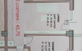 Apartament 2 camere, 52 m², zona Dealul Zorilor / Păcurari, Iași - Poză 1