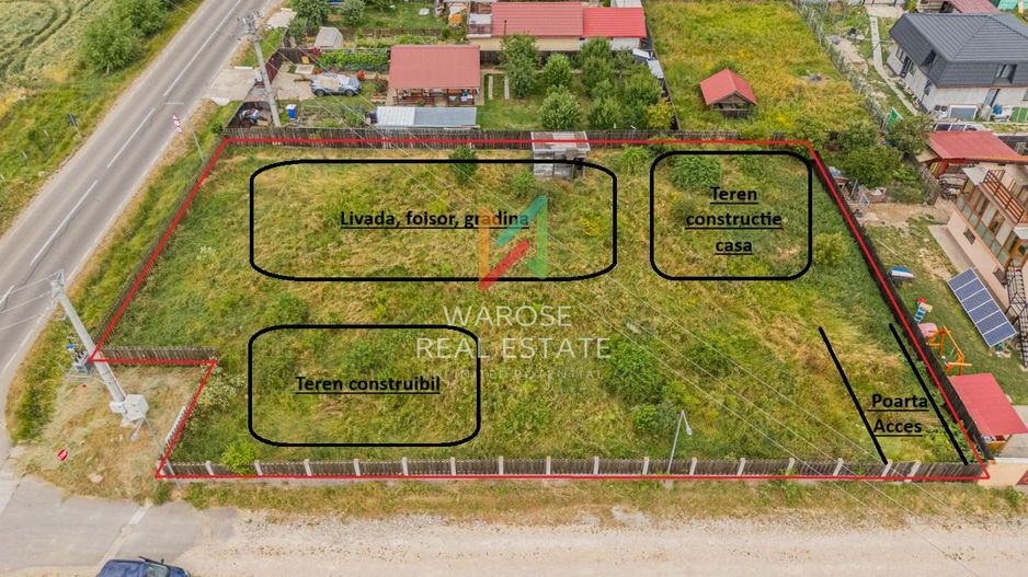 Teren intravilan | Satu Nou | Halchiu | Curent Gaz Apa - Poză 2
