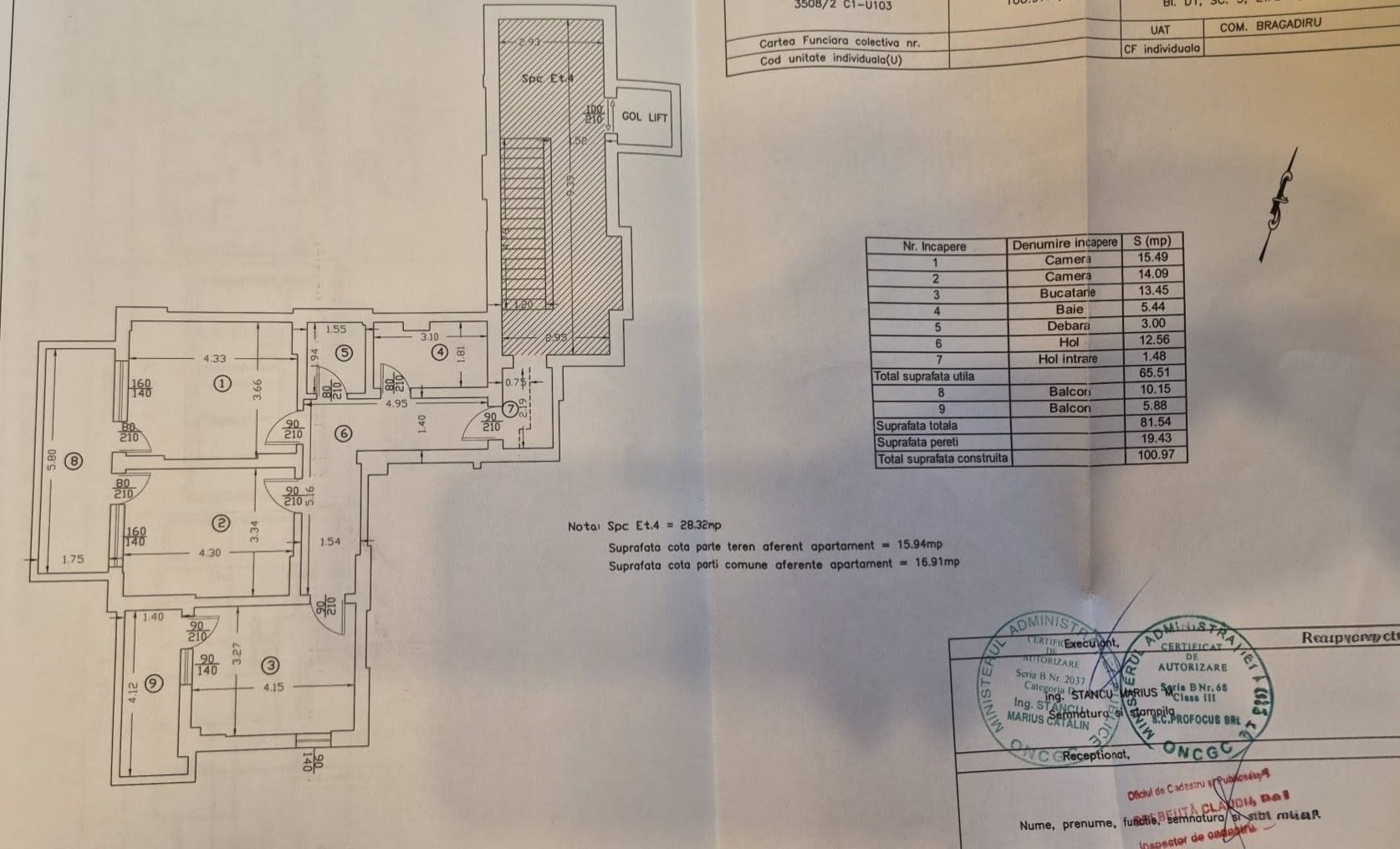 2 camere | Decomandat | 66 mp | Complet mobilat - Poză 21