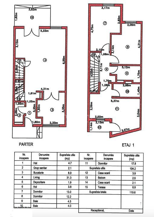 OFERTA | Casa  4 camere | 3 bai | Parcare | Ansamblu privat - Schiță 19
