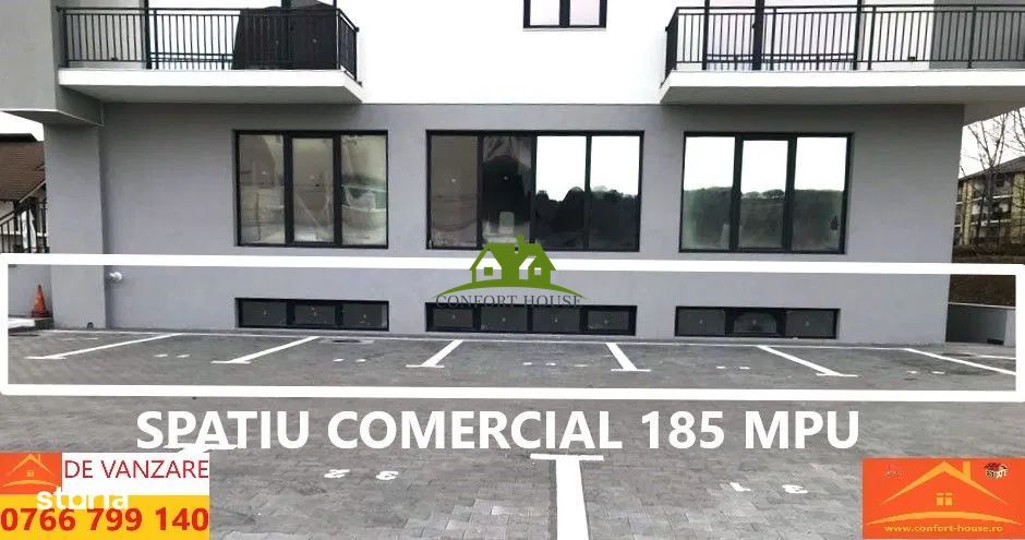 Spatiu comercial nou amenajat 2 intrari/2bai/2centrale/PVC tripan - Poză 6
