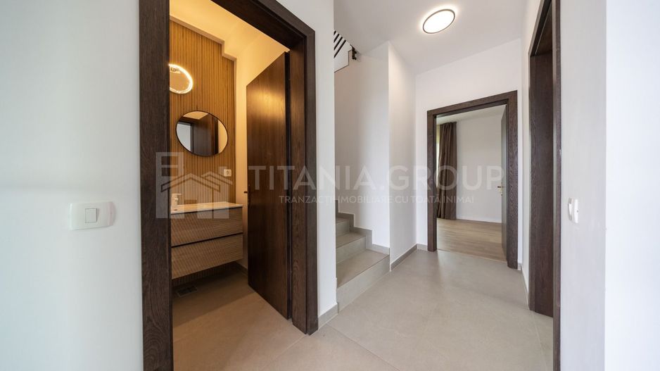 Casa individuala 4 camere, teren de 596 mp, partial mobilata, Cristian - Poză 5