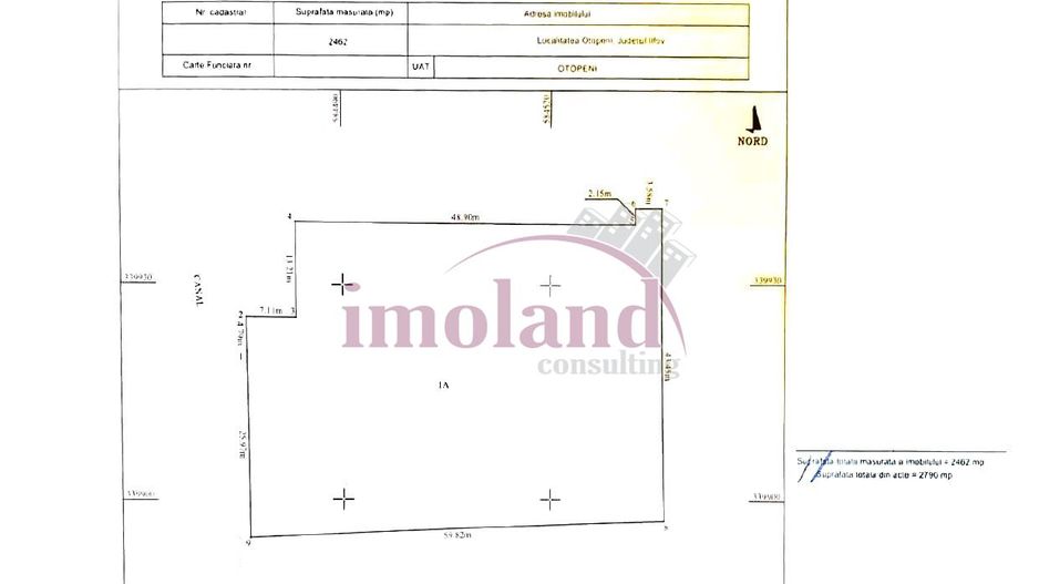Vanzare - teren 2.462 mp - Otopeni - Water Park - Schiță 4