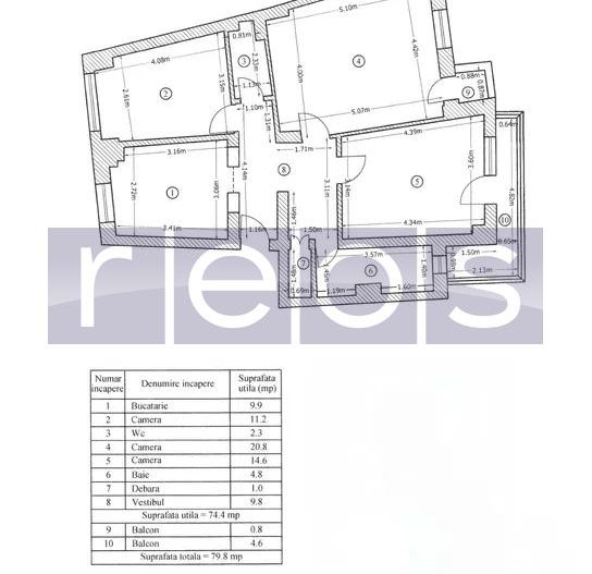 VANZARE APARATAMENT 3 CAEMERE BASARABIEI | COSTIN GEORGIAN | - Poză 8