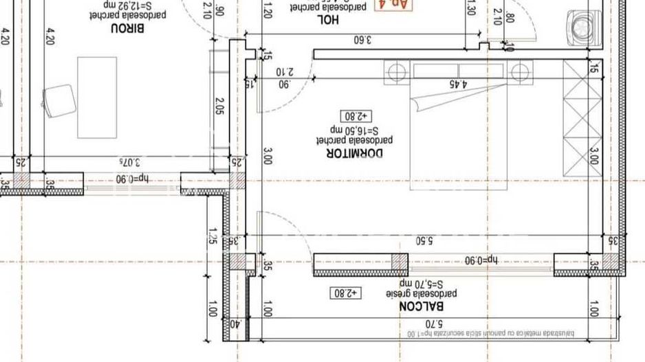 Casa cu 3 camere si 200 mp de curte, in Cartierul Arhitectilor - Schiță 9