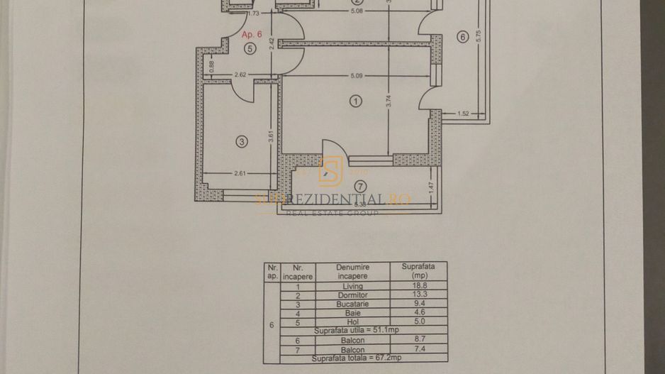 Apartament 2 camere decomandat | 67,20 mp | 2 balcoane | Sky Garden - Poză 8