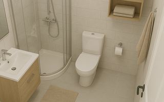 Apartament 3 camere | Curte| Parcare inclusă – 111.100€+21% TVA - Poză 4