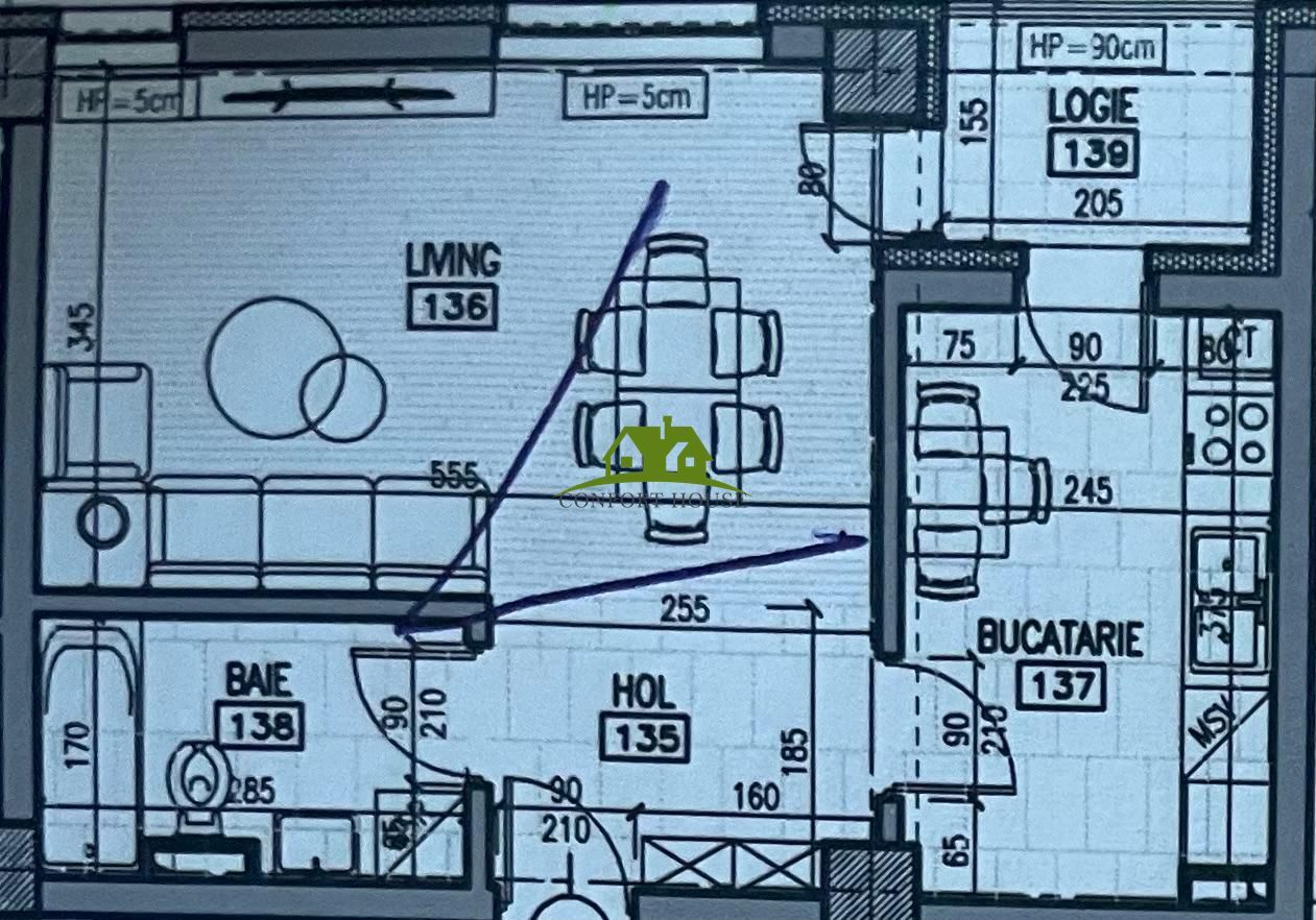 Garsoniera, bloc nou, P+3, Ap.12, Et.1, Bl.1 - CP2438357 - Poză 6