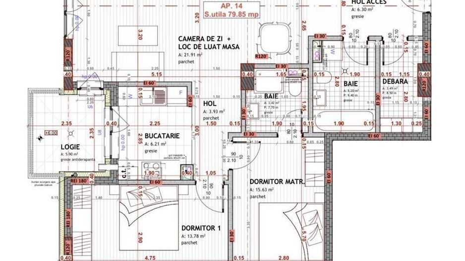 Apartamente la stadiul semifinisat zona Marion/Oncos - Poză 4