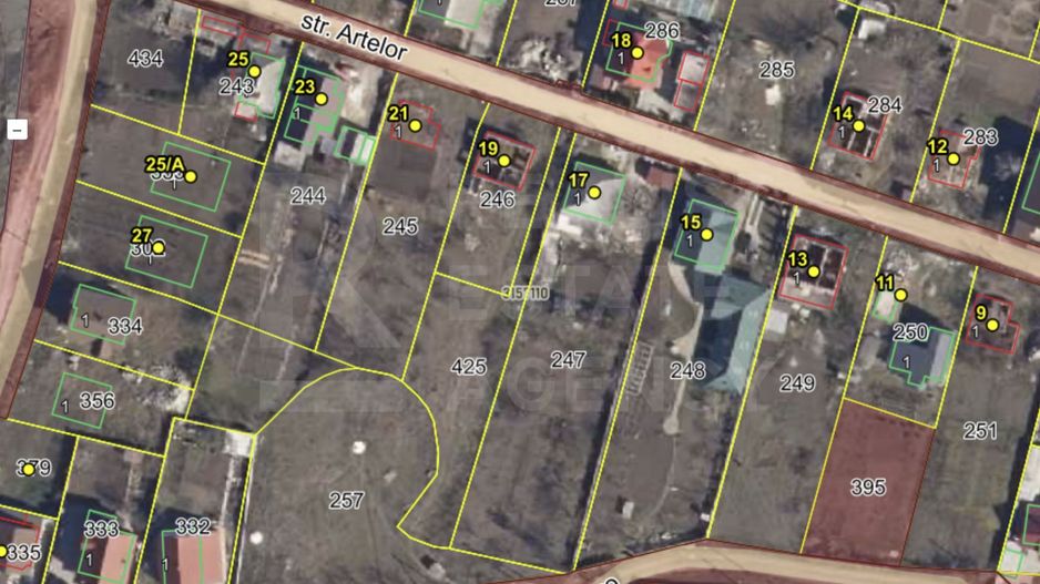 Vânzare, teren, 15 ari, str. Artelor, Ciorescu - Poză 2