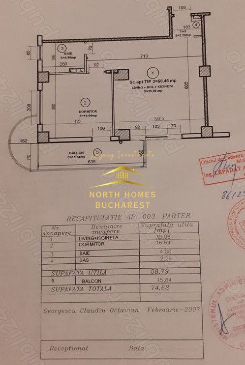 2 Camere + Curta  de vanzare Sisesti - Poză 7