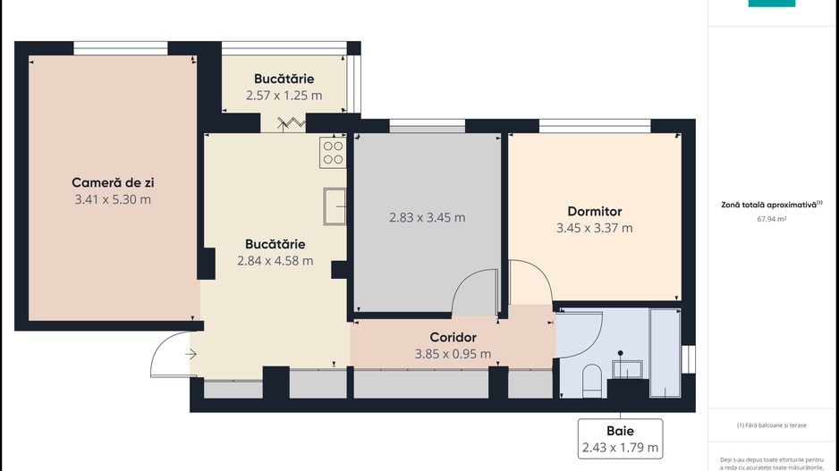 Apartament 3 Camere, Comodități la Un Pas! Alfa - Poză 8
