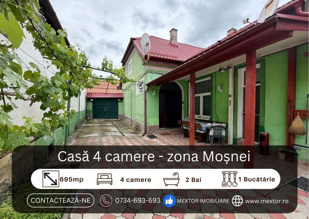 Casa de 4 camere, zona Mosnei - Poză 1
