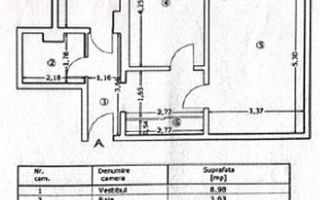 Apartament 2 Camere | Metrou Dristor la Câțiva Pași - Schiță 15