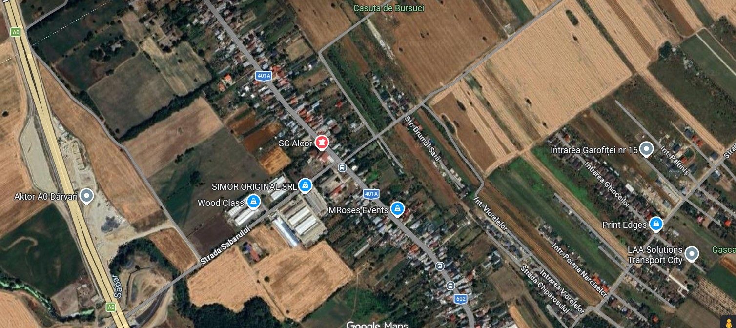 Teren de vanzare 4500mp Strada Rasaritului Darvari Ciorogarla A0 - Poză 6