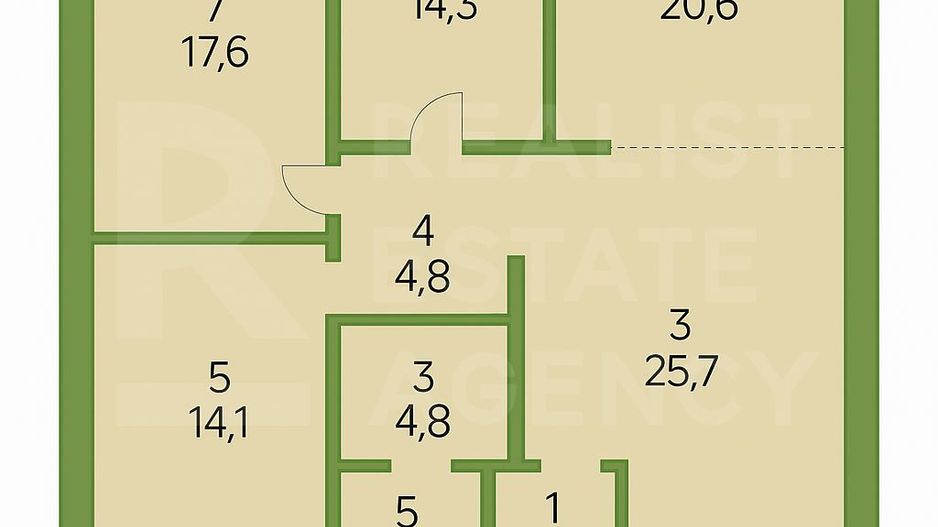 Vânzare, casă, 110 mp + 3 ari, strada Frasinilor, Ialoveni - Poză 3