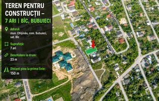 TEREN PENTRU CONSTRUCȚIE – 7 ARI | BÎC BUBUIECI