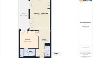 Apartament 2 camere de închiriat - Denya Forest–Lipovei - tur virtual - Poză 36