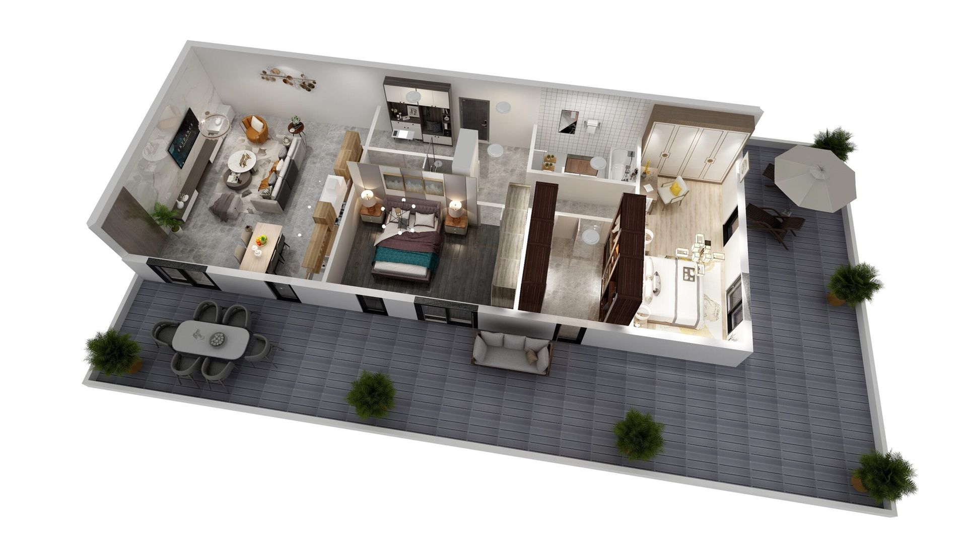 Apartament 4 camere, terasa 88mp, loc de parcare subteran. Comision 0%! - Poză 1