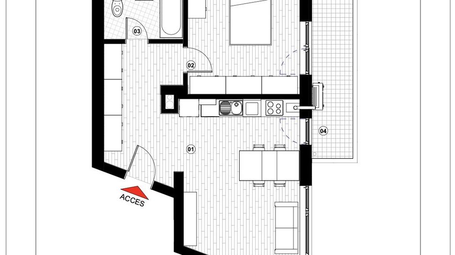 Tomis Plus - Celine Elegance - Vânzare apartament cu 2 camere - Poză 8