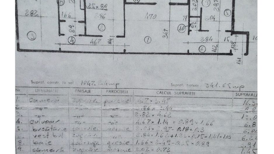 Apartament 3 camere renovat, centrala proprie, Gorjului, Militari - Schiță 9