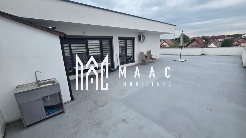 Penthouse 4 camere de închiriat | Turnișor, Sibiu | terasă 155 mp - Poză 30