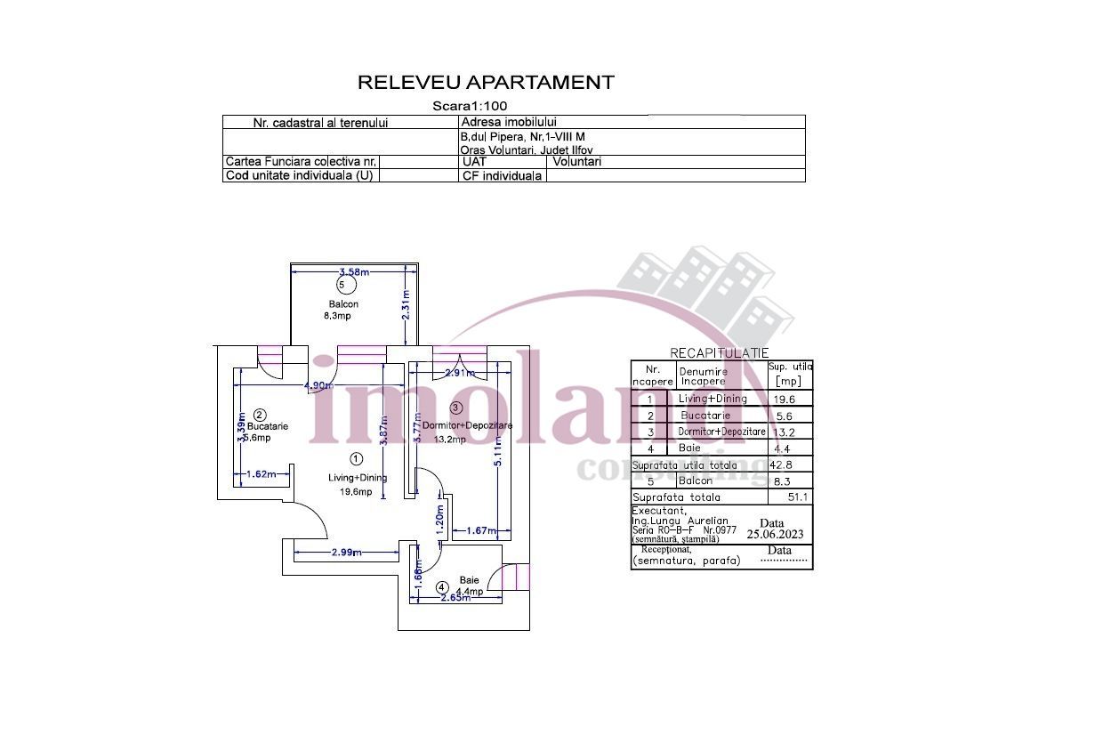 Apartament 2 camere | mobilat&utilat | vanzare | Avalon Estate-Pipera - Schiță 8