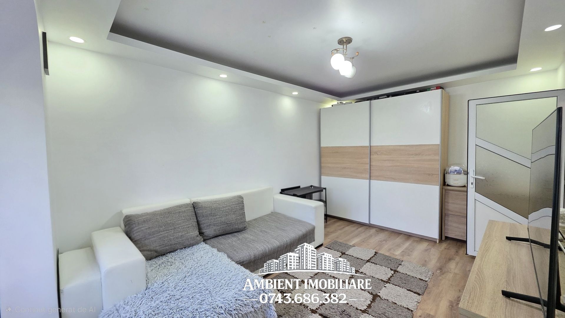 Apartament cu 1 cameră, etaj 1, mobilat și utilat, VASLUI - zona FILATURII; - Poză 3
