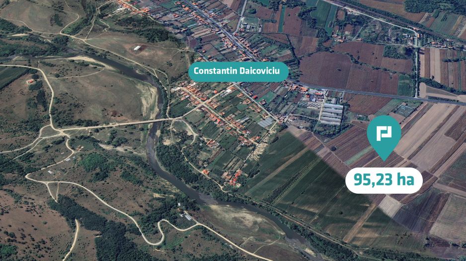Teren extravilan 95.23 ha lângă Caransebeș - Poză 3